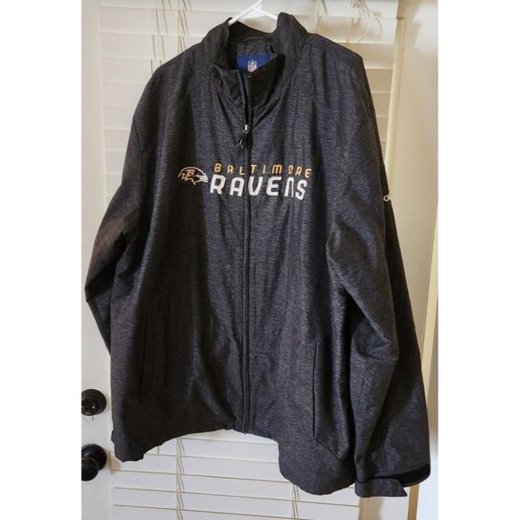 Baltimore Ravens NFL Reebok On Field Mens XL Full Zip Jacket preowned - Picture 1 of 16